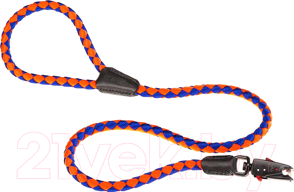 Поводок Ferplast Twist Matic G12/110 / 75375913 (оранжево-синий)
