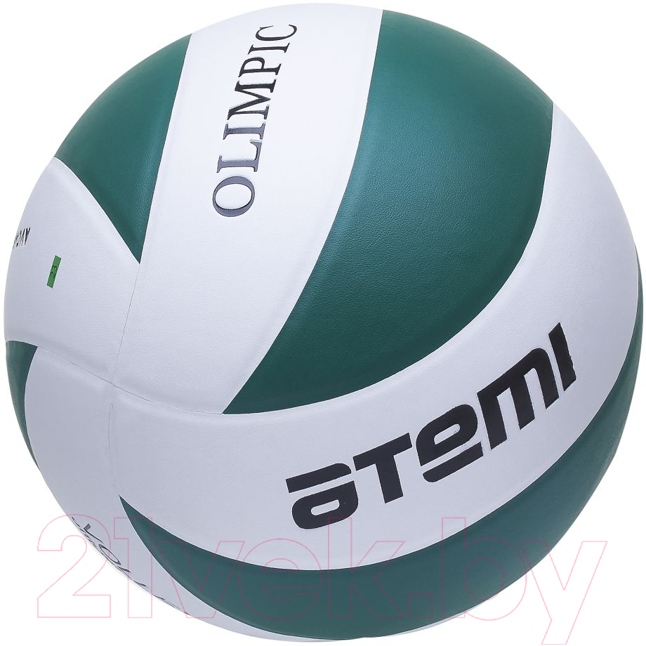 Мяч волейбольный Atemi Olimpic (зеленый/белый)