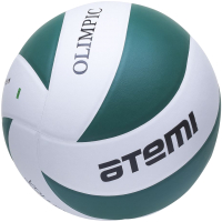 Мяч волейбольный Atemi Olimpic (зеленый/белый) - 