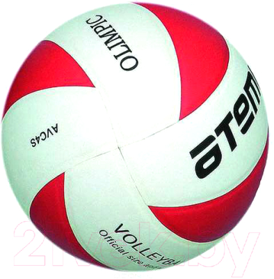 Мяч волейбольный Atemi Olimpic (красный/белый)