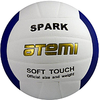 Мяч волейбольный Atemi Spark (белый/синий) -
