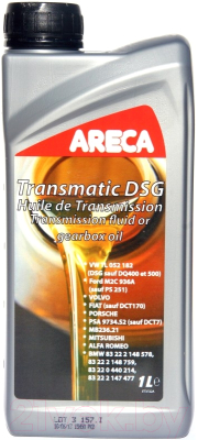 Трансмиссионное масло Areca Transmatic DSG / 15181 (1л)