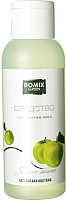 Жидкость для снятия лака Domix Green Зеленое яблоко без запаха ацетона (105мл) - 