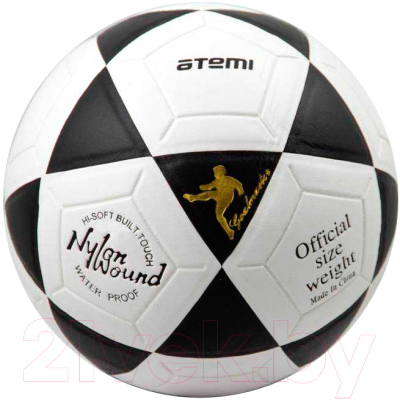 Футбольный мяч Atemi Goal (размер 5, белый/черный)