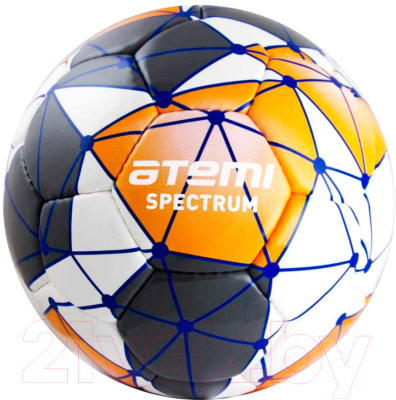 Футбольный мяч Atemi Spectrum (размер 5, белый/серый/оранжевый)