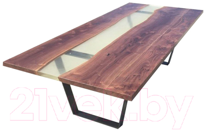 Обеденный стол Timb 1020 (эпоксидная смола/дуб)