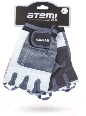 Перчатки для фитнеса Atemi AFG02 (XL, черный/белый)