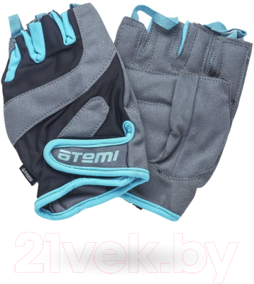 Перчатки для фитнеса Atemi AFG03 (S, черный/серый)