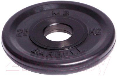 

Диск для штанги MB Barbell, Черный, Atlet d51мм 2.5кг