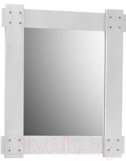 Зеркало Belux Барселона В80 (18, белый матовый)