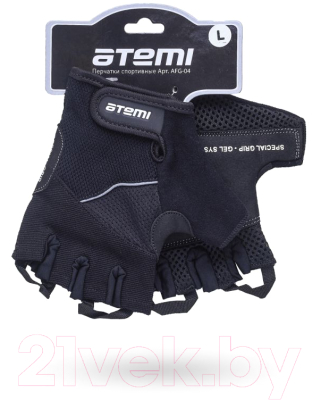 Перчатки для фитнеса Atemi AFG04 (S, черный)