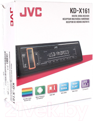 Бездисковая автомагнитола JVC KD-X161