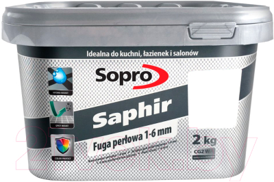 Фуга Sopro Saphir 9523/2 66 (2кг, антрацит)