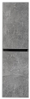 Шкаф-полупенал для ванной Belux Париж П35 (31, бетон Чикаго/ светло-серый) - 
