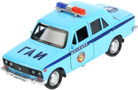 Автомобиль игрушечный Технопарк ВАЗ-2106 Жигули Полиция / 2106-12POL-BU - 