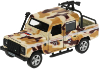 Автомобиль игрушечный Технопарк Land Rover Defender Камуфляж / DEFPICKUP-12SLMIL-ARMBN - 