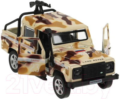 Автомобиль игрушечный Технопарк Land Rover Defender Камуфляж / DEFPICKUP-12SLMIL-ARMBN