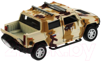 Автомобиль игрушечный Технопарк Hummer H2 Pickup Камуфляж / HUM2PICKUP-12SLMIL-BN