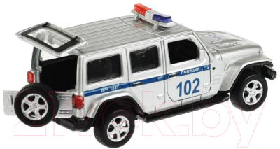 Автомобиль игрушечный Технопарк Jeep Wrangler Sahara Полиция / SAHARA5D-12SLPOL-SR
