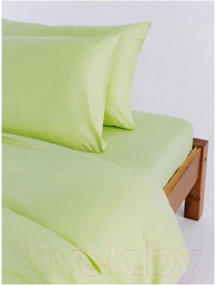 Комплект постельного белья GoodNight Scandi Сатин Евро / 407936 (зеленый)