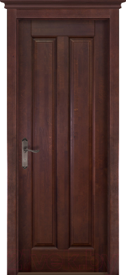 Дверь межкомнатная ОКА Сорренто ДГ Ольха 80x200 (махагон)
