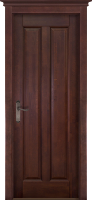Дверь межкомнатная ОКА Сорренто ДГ Ольха 90x200 (махагон) - 