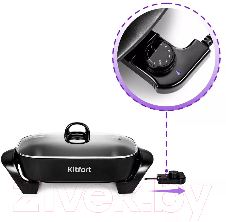 Электрическая сковорода Kitfort KT-2068
