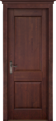 Дверь межкомнатная ОКА Элегия ДГ Ольха 40x200 (махагон)