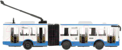 Троллейбус игрушечный Технопарк Городской / TROLLRUB-19-BUWH