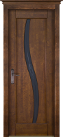 Дверь межкомнатная ОКА Соло ДЧ Ольха 80x200 (античный орех) - 