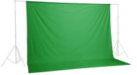 Фон тканевый RayLab RL-BC01 (3x3м, зеленый хромакей) - 
