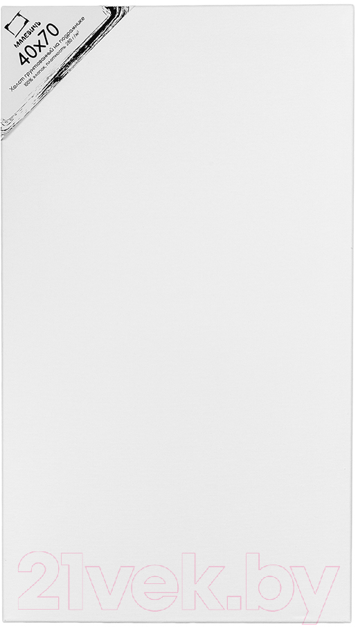 Холст для рисования Малевичъ На подрамнике / 234070 (40x70см, хлопок)
