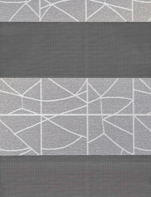 Рулонная штора Delfa Сантайм День-Ночь Роко МКД DN-43056 (52x160, серый)