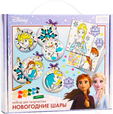 Набор для творчества Disney Холодное сердце. Новогодние шары / 7053591