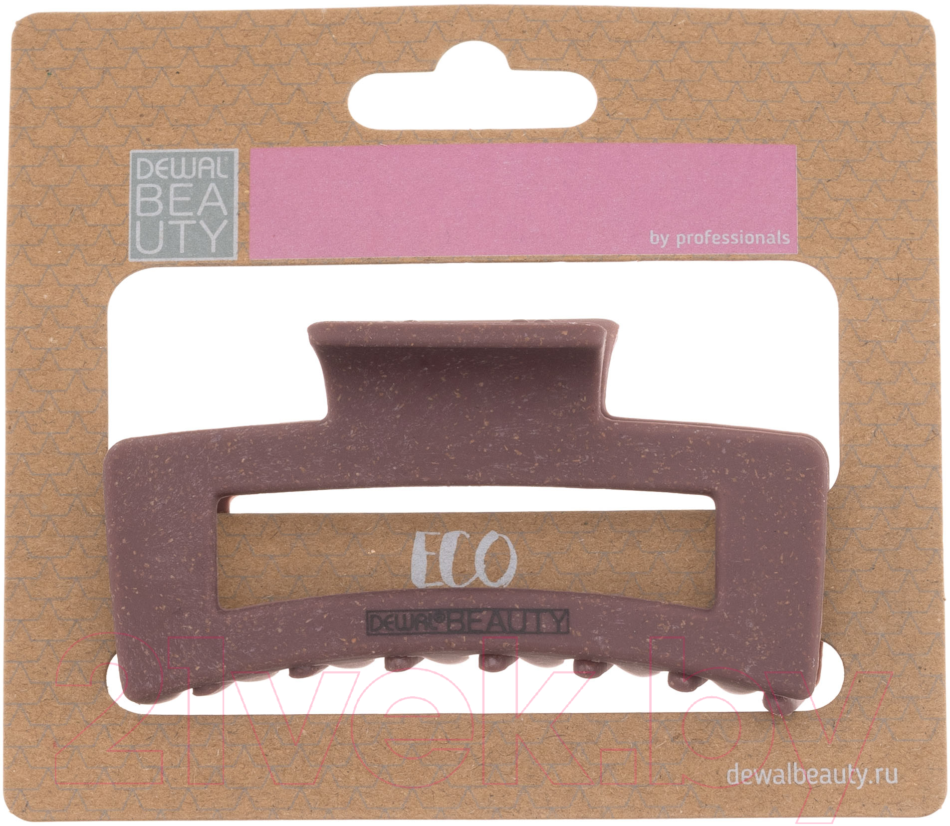 Заколка для волос Dewal Beauty / HP001-Brown (коричневый) — фото 3