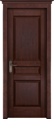 Дверь межкомнатная ОКА Валенсия ДГ Ольха 80x200 (махагон)