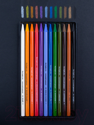 Набор пастельных карандашей Малевичъ GrafArt / 810021 (12цв)