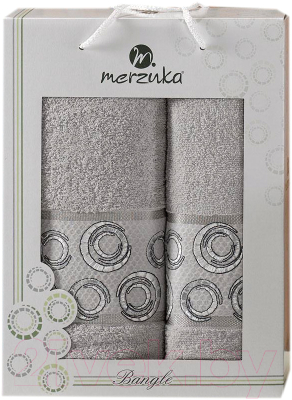 Набор полотенец Merzuka Bangle 50x90/70x140 / 11284 (серый)