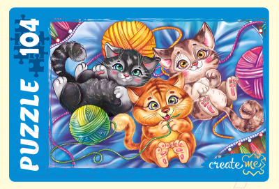 Изображение товара Пазл РЫЖИЙ КОТ Забавные котики №2 / П104-6505 (104эл)
