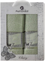 Набор полотенец Merzuka Classy 50x90/70x140 / 11290 (зеленый) - 