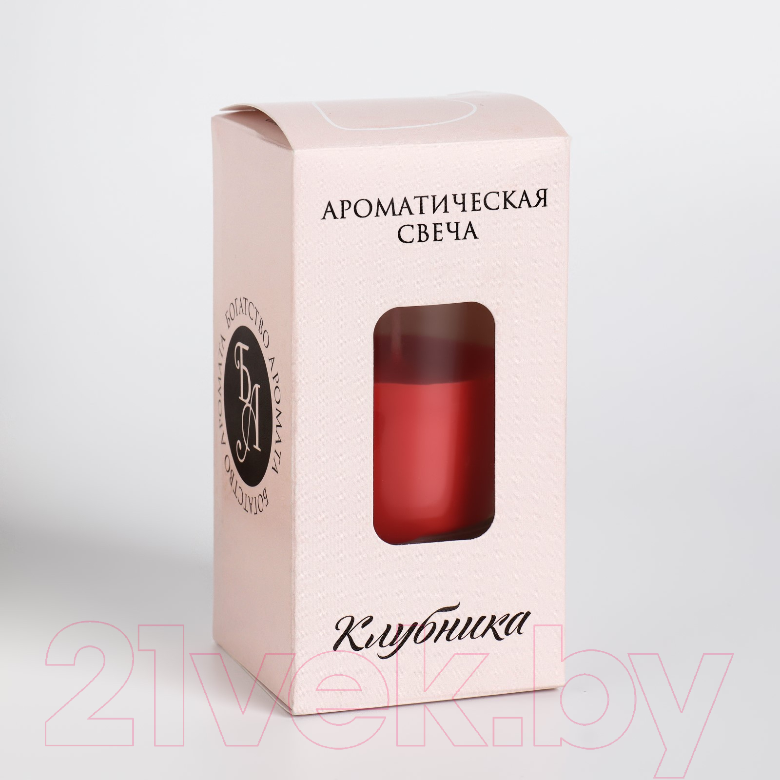 Свеча Богатство аромата Нюд / 7779529 (клубника) — фото 3
