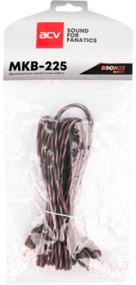 Межблочный кабель для автоакустики ACV Bronze MKB225 (2.5м)