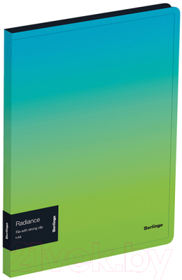 Папка для бумаг Berlingo Radiance / FSc_A4003 (голубой/зеленый)