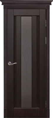 Дверь межкомнатная ОКА Версаль ДЧ ольха 40x200 (венге)