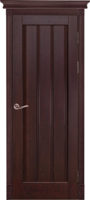 Дверь межкомнатная ОКА Версаль ДГ Ольха 70x200 (махагон)