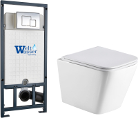 Унитаз подвесной с инсталляцией WeltWasser Marberg 507 + Gelbach 004 GL-WT+ Mar 507 SE - 