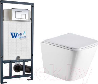 WeltWasser Marberg 507 + Gelbach 004 GL-WT+ Mar 507 SE Унитаз подвесной ...