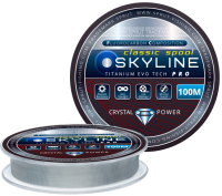 Леска флюорокарбоновая Sprut Skyline Fluorocarbon Composition Evo Tech Classic 100м 0.185мм (Titan) - 