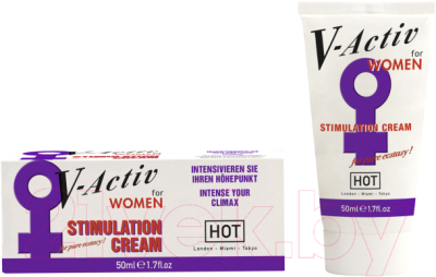Изображение товара Лубрикант-крем HOT V-Active для женщин / 44536.07 (50мл)