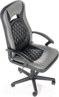 Кресло офисное Halmar Castano (серый/черный)